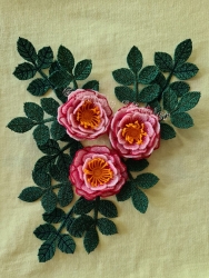Stickdatei "FSL & ITH - Wildrose-ca. 50 mm" --- Einzeldatei