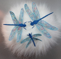 Stickdatei "FSL - Libelle N°1-klein" --- Einzeldatei