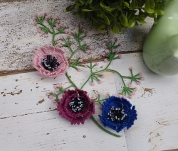 Stickdatei "FSL & ITH - Kornblume & Gänseblümchen" --- Design Pack