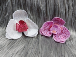 Stickdatei "FSL & ITH - Orchidee" - ca. 80mm - Einzeldatei