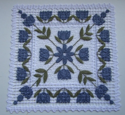 Stickdatei Lace - Deckchen-Set Nr. 10 (200x200 mm)