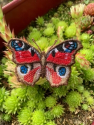 Stickdatei "FSL & ITH - Tagpfauenauge" --- ca. 80 mm