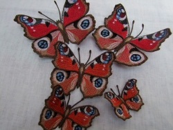 Stickdatei "FSL & ITH - Tagpfauenauge" --- ca. 100 mm