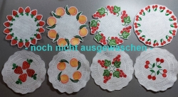 Stickdatei Lace - Marmeladendeckchen - SUPER-Set, inl. Blanko-Vorlagen