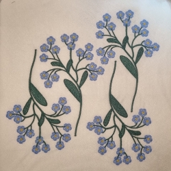 Stickdatei "FSL Vergissmeinnicht"