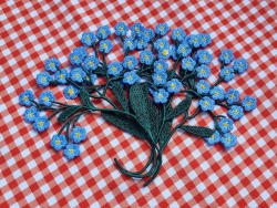 Stickdatei "FSL Vergissmeinnicht"