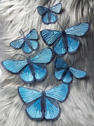 Stickdatei "FSL & ITH - Schmetterling Bläuling N°2 " --- Design Pack