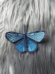 Stickdatei "FSL & ITH - Schmetterling-Bläuling N°2 " --- ca. 80 mm