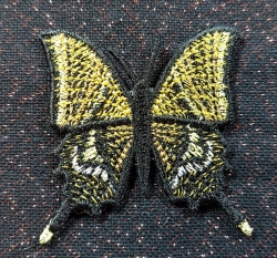 Stickdatei "FSL - Schmetterling-Kaiser von Indien - Teinopalpus imperialis " --- ca. 60 mm