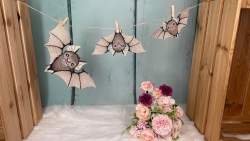 Stickdatei "FSL - Fledermaus Carlos der II." --- Design Pack