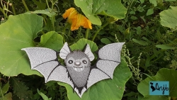 Stickdatei "FSL - Fledermaus Carlos der II." --- Design Pack