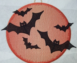 Stickdatei "FSL - Fledermaus-Mond" --- Design Pack