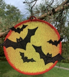 Stickdatei "FSL - Fledermaus-Mond" --- Design Pack