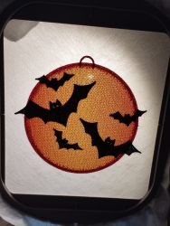 Stickdatei "FSL - Fledermaus-Mond" --- Design Pack