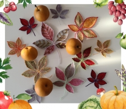 Stickdatei "FSL - wilder Wein " --- Design Pack