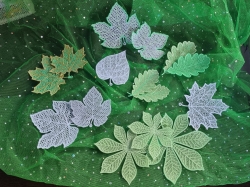 Stickdatei "FSL - Herbstblätter " --- Super-Design Pack