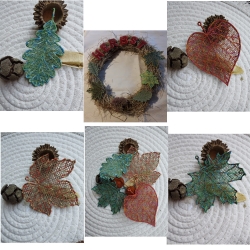 Stickdatei "FSL - Herbstblätter " --- Super-Design Pack