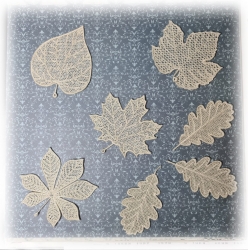 Stickdatei "FSL - Herbstblätter " --- Super-Design Pack