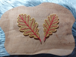 Stickdatei "FSL - Eichenblatt " - in 2 Größen