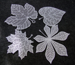 Stickdatei "FSL - Lindenblatt " - in 1 Größe