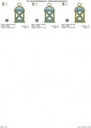 Stickdatei "FSL - Laterne" --- Design Pack