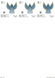 Stickdatei "FSL - Engel" --- Design Pack