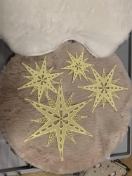 Stickdatei "Lace - Schneeflocke/Stern" Nr. 7 in 2 Varianten (100, 120, 150, 200 mm)