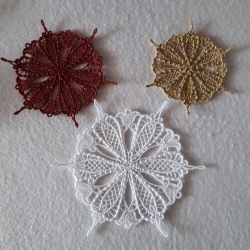 Stickdatei "Lace - Schneeflocke/Stern" Nr. 8 (100, 120, 150, 170, 200 mm)