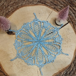 Stickdatei "Lace - Schneeflocke/Stern" Nr. 8 (100, 120, 150, 170, 200 mm)