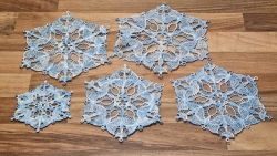 Stickdatei "Lace - Schneeflocke/Stern" Nr. 10 (100, 120, 150,170, 200 mm)