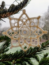 Stickdatei "Lace - Schneeflocke/Stern" Nr. 11 (80, 100, 120, 140 mm)