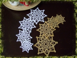 Stickdatei "Lace - Schneeflocke/Stern" Nr. 11 (80, 100, 120, 140 mm)