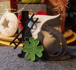 Stickdatei "FSL - Hufeisen" --- (40, 50, 60, 70, 80, 90, 100, 110, 120 und 150 mm) - 2 Varianten