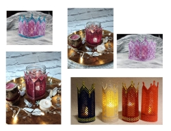 Stickdatei "Lace - Windlicht Nr. 8"