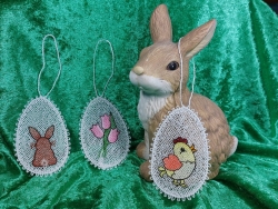 Stickdatei "FSL - Ei" - Variante K, L und M + Blanko --- Design Pack