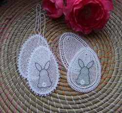 Stickdatei "FSL - Ei" - Variante K, L und M + Blanko --- Design Pack