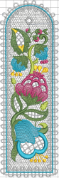 Stickdatei FSL "Jacobean Summer Dreams" - Lesezeichen - Super-Set