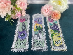 Stickdatei FSL "Jacobean Summer Dreams" - Lesezeichen - Super-Set