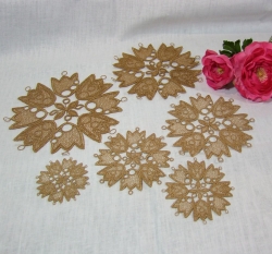 Stickdatei "FSL - Blüten-Ornament N°2" 80-200 mm --- SUPER-Design Pack