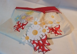 Stickdatei "Daisy-farbig - uni und FSL" - SUPER-Set