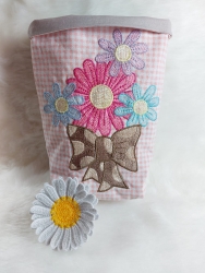 Stickdatei "Daisy-farbig - uni und FSL" - SUPER-Set
