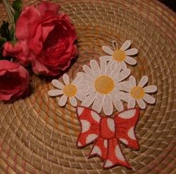 Stickdatei "Daisy-farbig - uni und FSL" - SUPER-Set