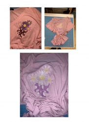 Stickdatei "Daisy-farbig - uni und FSL" - SUPER-Set
