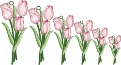 Stickdatei "FSL - Tulpen" --- Design Pack