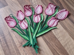 Stickdatei "FSL - Tulpen" --- Design Pack