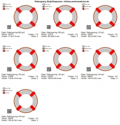 Stickdatei "FSL - Rettungsring " --- Design Pack