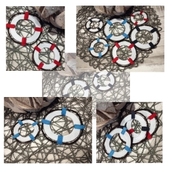 Stickdatei "FSL - Rettungsring " --- Design Pack