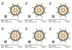 Stickdatei "FSL - Steuerrad " --- Design Pack