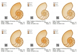 Stickdatei "FSL - Posthorn-Schnecke " --- Design Pack