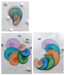 Stickdatei "FSL - Posthorn-Schnecke " --- Design Pack